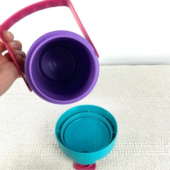 Vtg Thermos 90s water jug water bottle Colorblock 48 oz Like New! - Picture 6 of 9